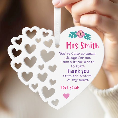Personalised teacher thank you - thank,