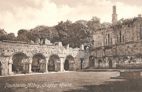 Fountains abbey chapter house - fountains,
