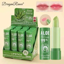 2X Aloe Vera Colour Changing Long Lasting Moisturising Lipstick Waterproof