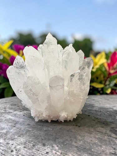 Natural clear quartz - clear,