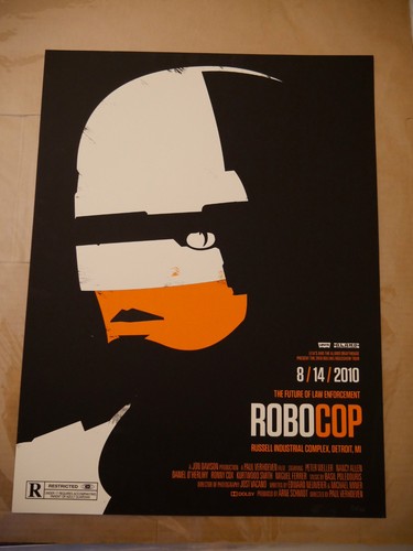 Robocop poster olly moss 18 - robocop, by