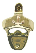Bottle opener - wall mounting Bottle opener made of Brass 6 x 9.5 cm (2.4 x 3.7