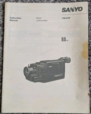 Sanyo VM-RZ1P 8mm Camcorder Instruction Manual