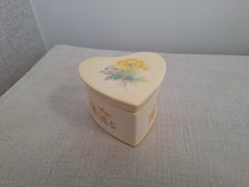 Palissy Heart Trinket Ceramic