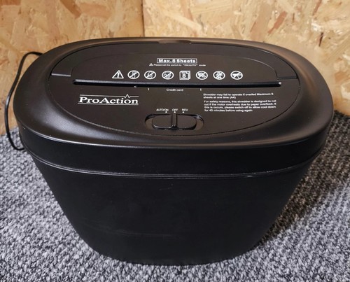 Proaction paper shredder - shredder, 8