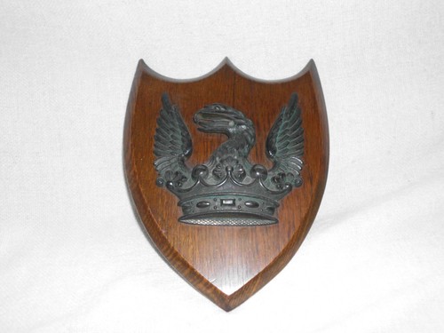 Cast bronze eagle crown - &,