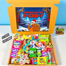 55 American Sweets Candy Gift Box Hamper Personalised USA Mixed Candy Fruit Blox