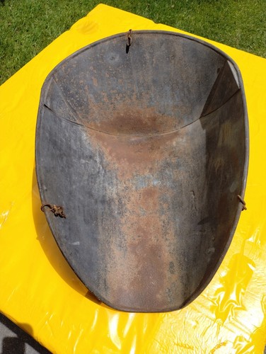 Vintage metal scale pan - metal,