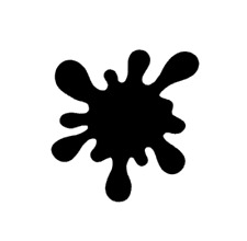 Paint Splash 10cm x 10cm   sticker/decal funny car/van bumper trailer caravan vw