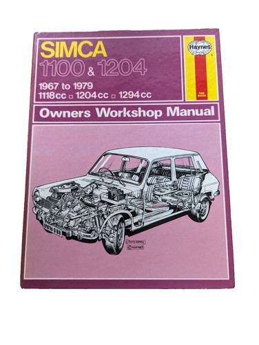 Simca 1100 1204 haynes - 1100, &