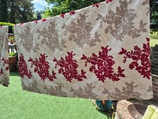 curtains, eyelet,  embroidered