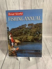 Boys World Fishing Annual 1964 Un-Clipped in Fantastic Condition for Its Age