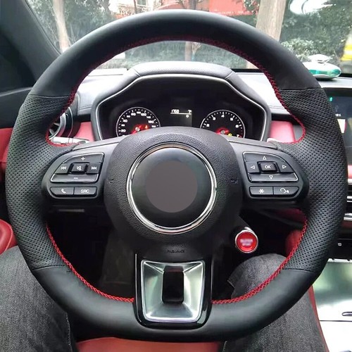 Alcantara steering wheel cover - alcantara,