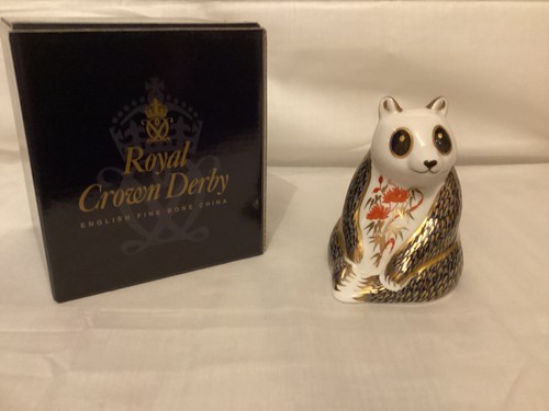 Royal crown derby - crown, panda