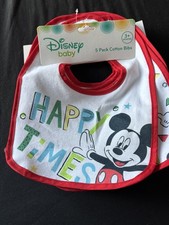 Pack Of 5 Cotton Bibs Age