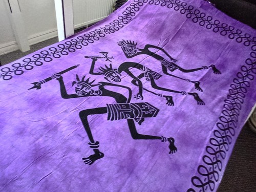Large tribal dance throw - large,
