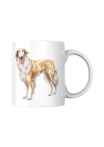 Borzoi dog mug can - borzoi, be