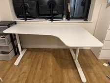 IKEA BEKANT corner desk right-hand, 160x110cm, white