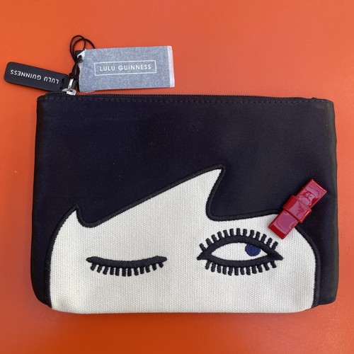 New lulu guinness zipped pouch - new,