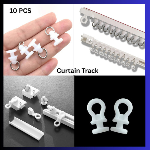 Curtain hooks runners white - runners,