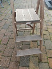 Vintage Folding Wooden Step