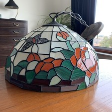 VINTAGE TIFFANY STYLE Stained