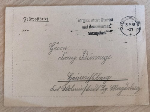 Feldpost letter caucasus - letter,