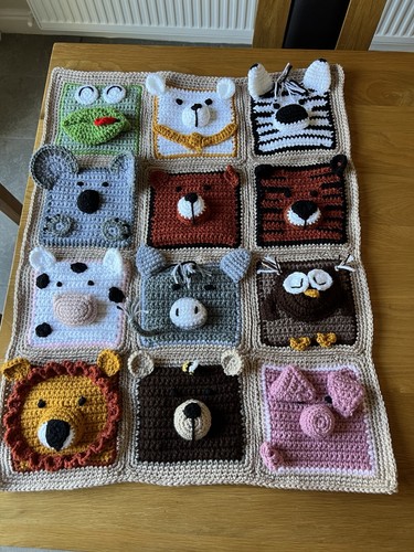 Handmade crochet baby blanket - crochet,