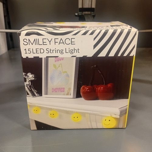 Smiley face led string light - smiley,