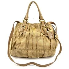 PRADA Hand Bag Gather 2way