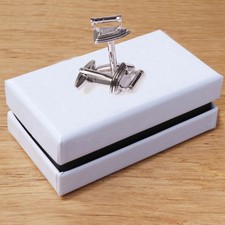 Monopoly iron cufflinks -