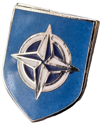 Nato pin badge - nato,