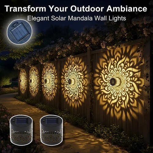 Solar mandala wall - mandala,