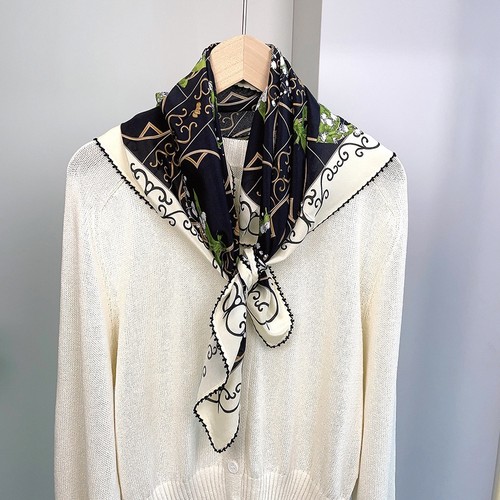 100 mulberry silk scarf in - silk,
