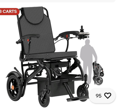 Folding power wheelchair - folding,