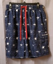 American Flag Swim Shorts