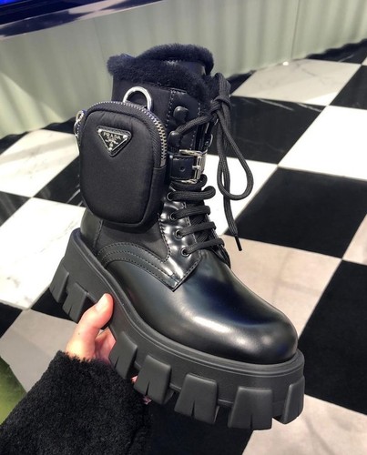 Prada monolith shearling - monolith,