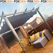 Large metal pergola gazebo - large,