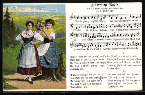 Lied postcard hilmar - lied,