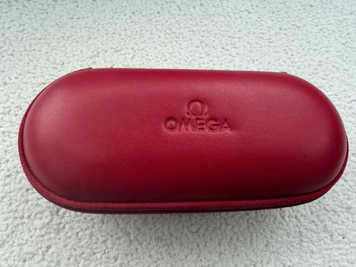 Omega travel case red with - travel, in