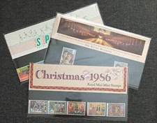 Large Selection of Royal Mail Presentation Packs Stamps 1986 Multi Listing