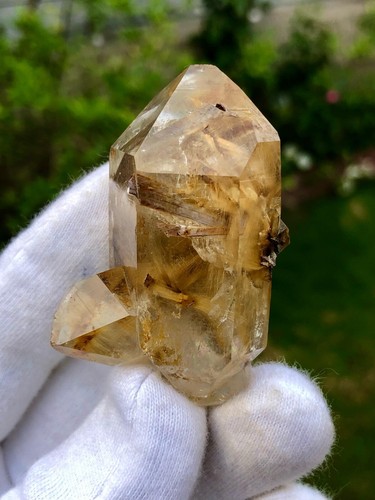 267 beautiful golden rutile - ct,