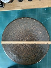 Vintage brass hand hammered - brass,