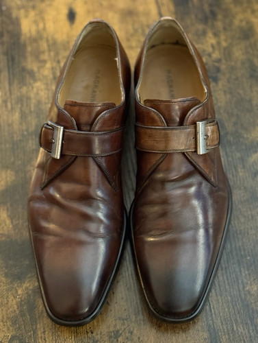 Magnanni brown leather - brown, monk