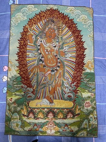 Retro tibetan nepal silk - tibetan,
