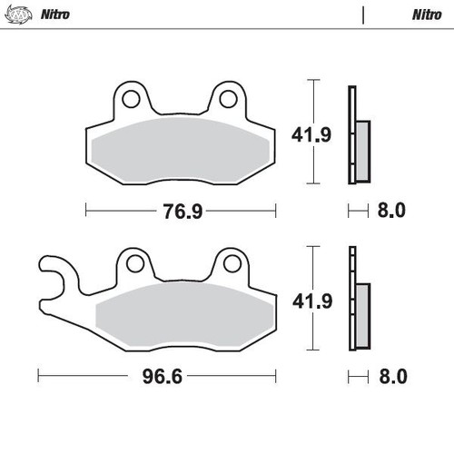Moto master front - left, nitro