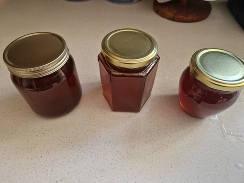 Pure raw honey 1lb jar - jar,