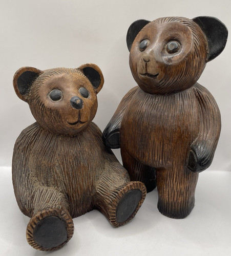 Vintage carved wooden - 2,