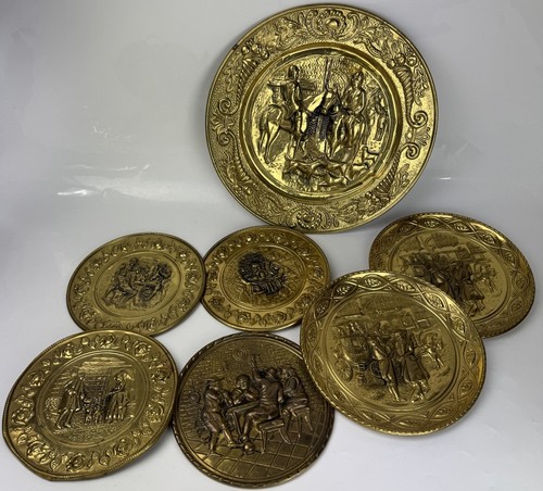 Brass plates wall - brass,