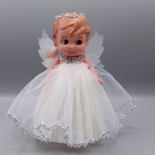 Victorian inspired  Large Kewpie Doll Christmas Fairy Tree Topper/Figure -22cm T